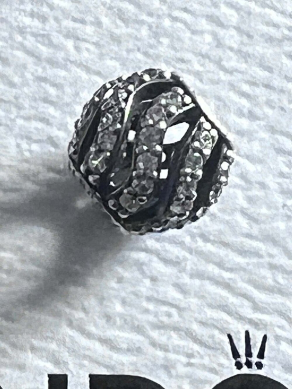 Authentic Pandora Winter Wisp Pave Charm #791197CZ